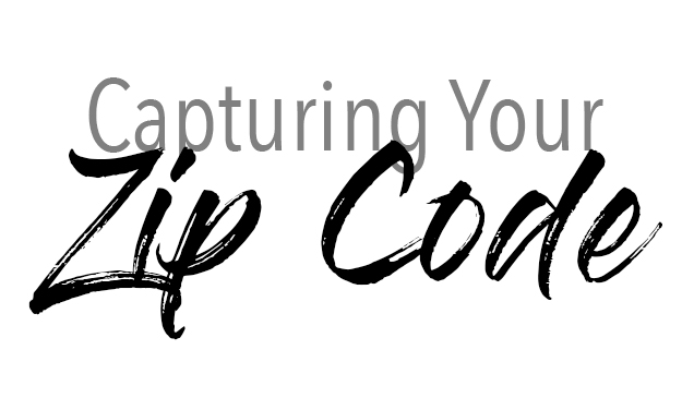 capturing-your-zip-code